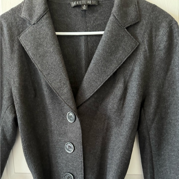 Lafayette 148 Blazer/Jacket, 8, Dark Gray, 3 button Front Closure, NWOT - Picture 3 of 10